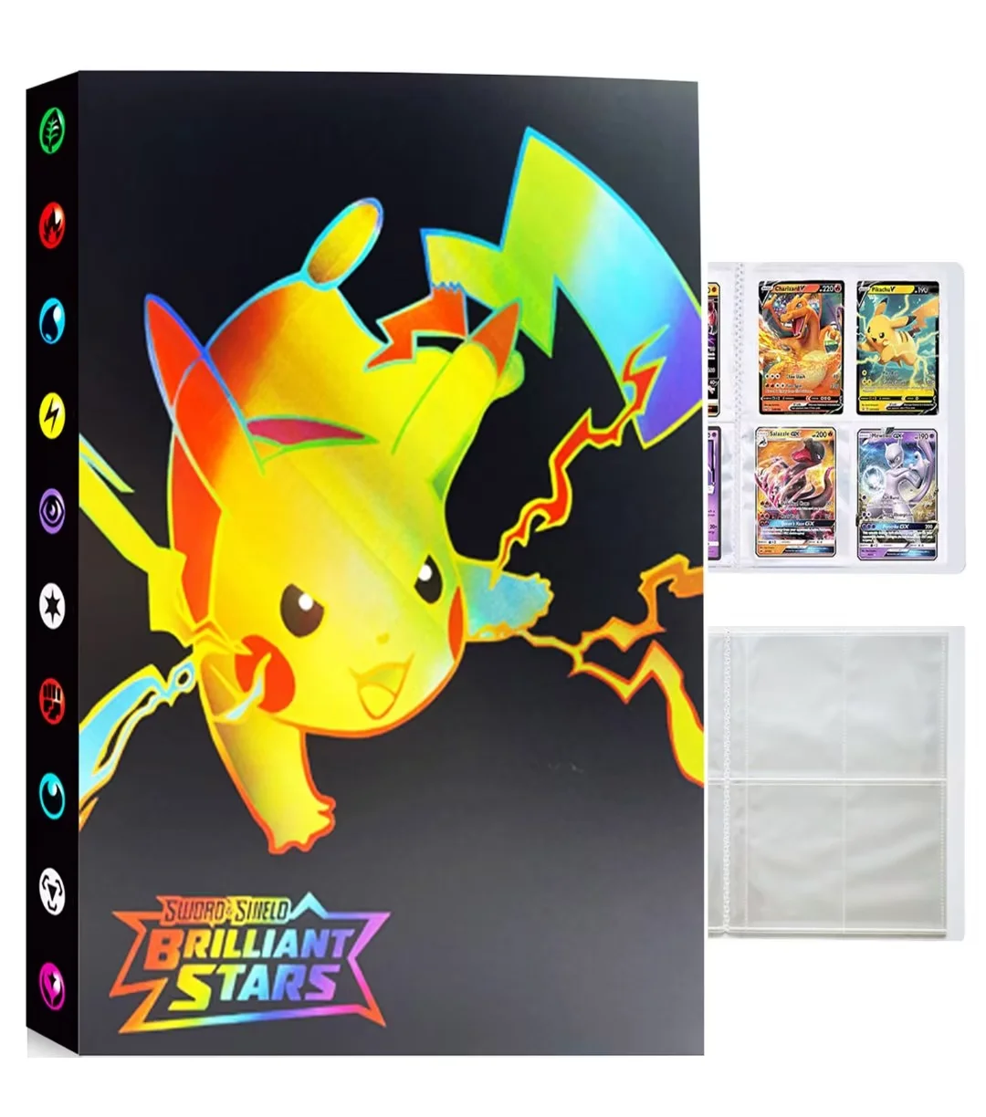 Trading Card binder, Card Folder, Album with Collection Cards,4Pockets