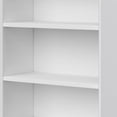 thumbnail image 6 of Simpli Home Banting SOLID HARDWOOD and Metal 66 inch x 30 inchRectangle Modern Industrial Bookcase in White, 6 of 12