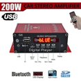 thumbnail image 2 of G8 200W 12V Car Audio Amplificador HIFI Bluetooth Home Stereo Amplifiers Audio Power Amplifier FM R s202412242288, 2 of 5