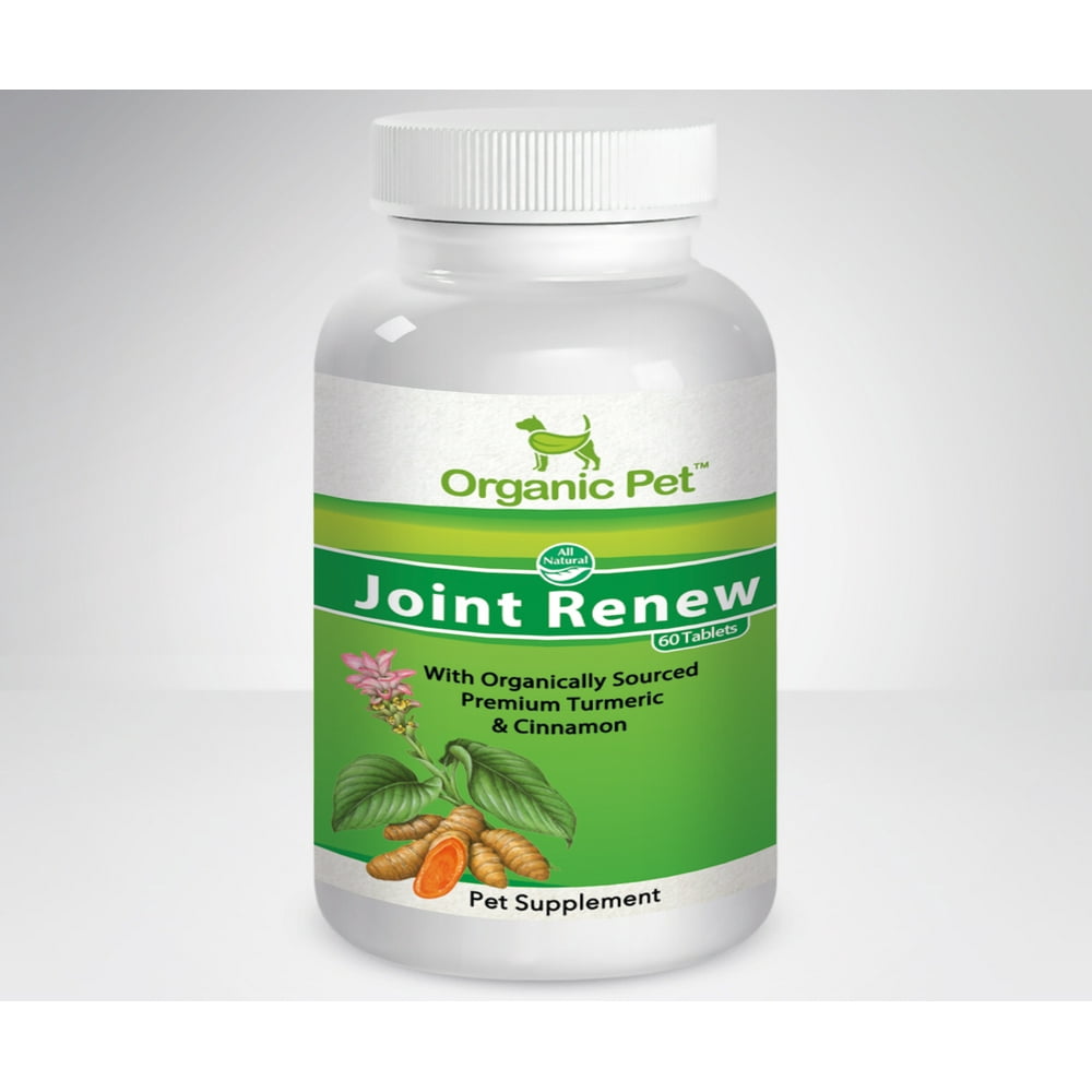 Organic Pet Supplement For Dogs & Cats Joint Renew Joint Health