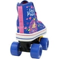 thumbnail image 4 of Lenexa Roller Skates for Girls, Pixie Little Princess Kids Quad Roller Skate Indoor and Outdoor Children Skate for Kids, High Top Sneaker Style for Beginners Size 3, 4 of 8