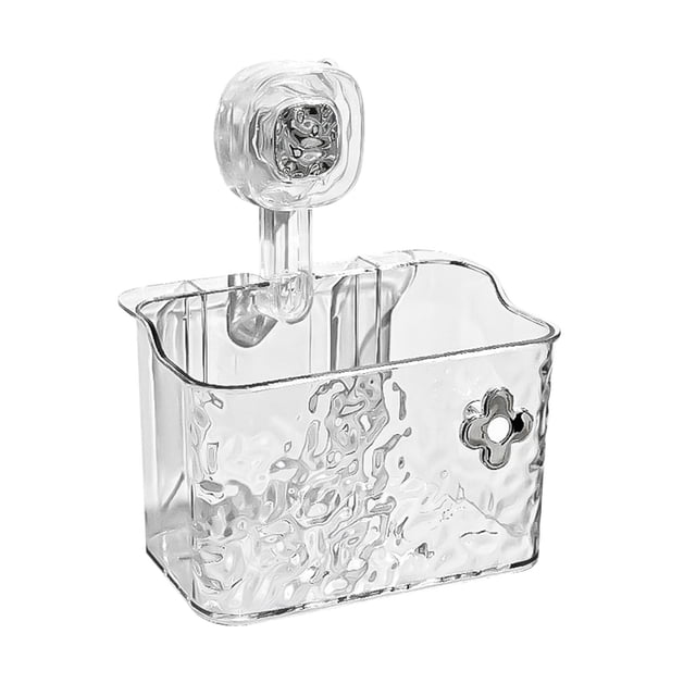 Rotating Suction Cup Shelf Bathroom Bathroom Vanity No Punch Organizer Wall Mounted Cosmetic Storage Hanging Basket