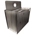 Sliding Cover Expanding File, 4" Expansion, 13 Sections, 1/6-Cut Tab ...