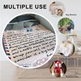 thumbnail image 4 of Yibo Letter Printed Warm Soft Gift Blanket Flannel Soft and Comfortable Anti-static Bed Sofa Blanket, 4 of 7