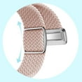 thumbnail image 5 of One Click No Gap Magnetic Braided Bands for Samsung Galaxy Watch 7 FE 6 4 5 Band 40mm 44mm/Watch 6 4 Classic 47mm 43mm 42mm 46mm/Watch 5 Pro 45mm, 20mm Elastic Nylon Sport Strap Men Women, 5 of 6
