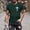 Tops-A613Army Green, variant on Men's Graphic T-Shirts Crew Neck Soft Short Sleeve T-Shirts Slim Fit Cross Print Tee Shirts Breathable Casual Summer Daily Streetwear Tops