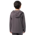 thumbnail image 3 of Athletic Works Boys Textured Hooded Pullover Sweatshirt, Sizes 4-18 & Husky, 3 of 10