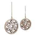 thumbnail image 2 of Melrose International LLC Snowflake Ornament (Set of 12) 6"H, 8"H Wood, 2 of 5