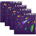 thumbnail image 5 of Dreamtimes Mardi Gras Cloth Napkins Set of 1, Oversized Washable Reusable Polyester Dinner Table Napkins for Family, Restaurant, Party Decor, 20 x 20 Inch, 5 of 7