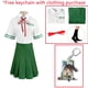 thumbnail image 1 of Disfraz de Anime Suzume No Tojimari Iwado Suzume, falda verde, camisa, uniforme, traje, ropa de fiesta de Carnaval de Halloween, 1 of 4