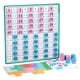 thumbnail image 1 of juguetes de tablero de aprendizaje,Juguete de aprendizaje de matemáticas de madera 1-100 juegos de mesa,Imán Montessori 1-100 números consecutivos,Wooden Hundred Digital Board Education, 1 of 9