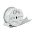 thumbnail image 6 of Offray Ribbon Opal Grey 1 1/2 inch Gingham Check Woven Ribbon, 9 feet, 6 of 9