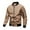 Khaki, variant on Kureaily Men's Jacket Casual Windproof Jacket Full Zip Windbreaker Winter Warm Jacket with Pockets