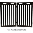 thumbnail image 4 of Arf Pets Freestanding Dog Gate, 2 Panel Extension, 360° Configurable, 40" Wide - Brown, 4 of 6