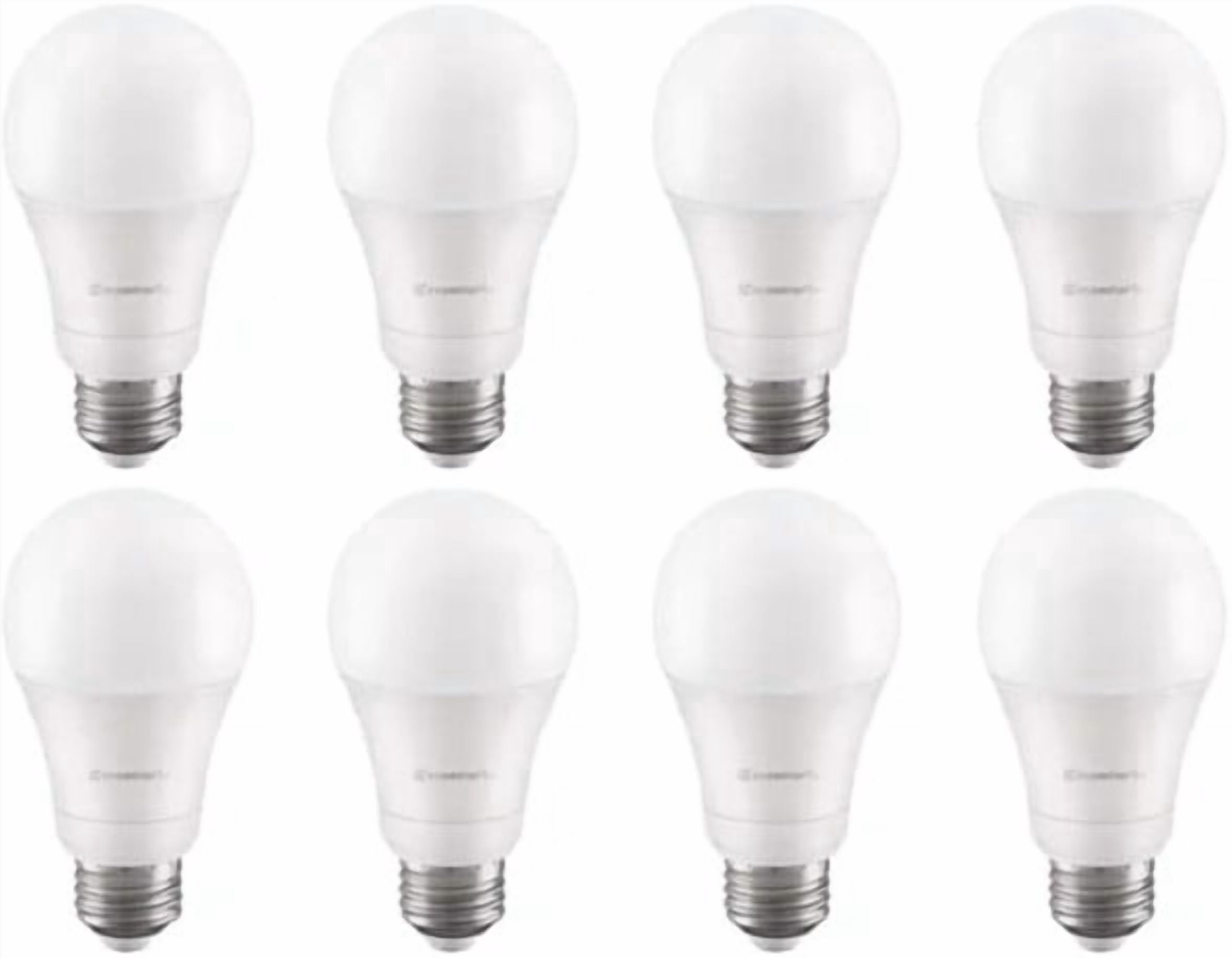 EcoSmart 60-Watt Equivalent A19 E26 Base Dimmable LED Light Bulb with Selectable Color Temperature (8-Pack)