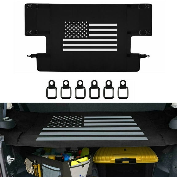 Rear Trunk Cargo Shade Cover Fit For 2007-2018 Jeep wrangler JK JKU 4 Doors New
