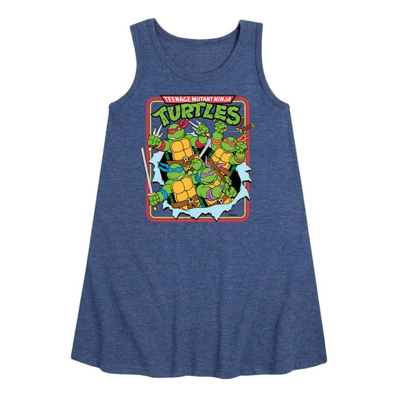 Teenage Mutant Ninja Turtles - Ripping Out - Girls Aline Dress