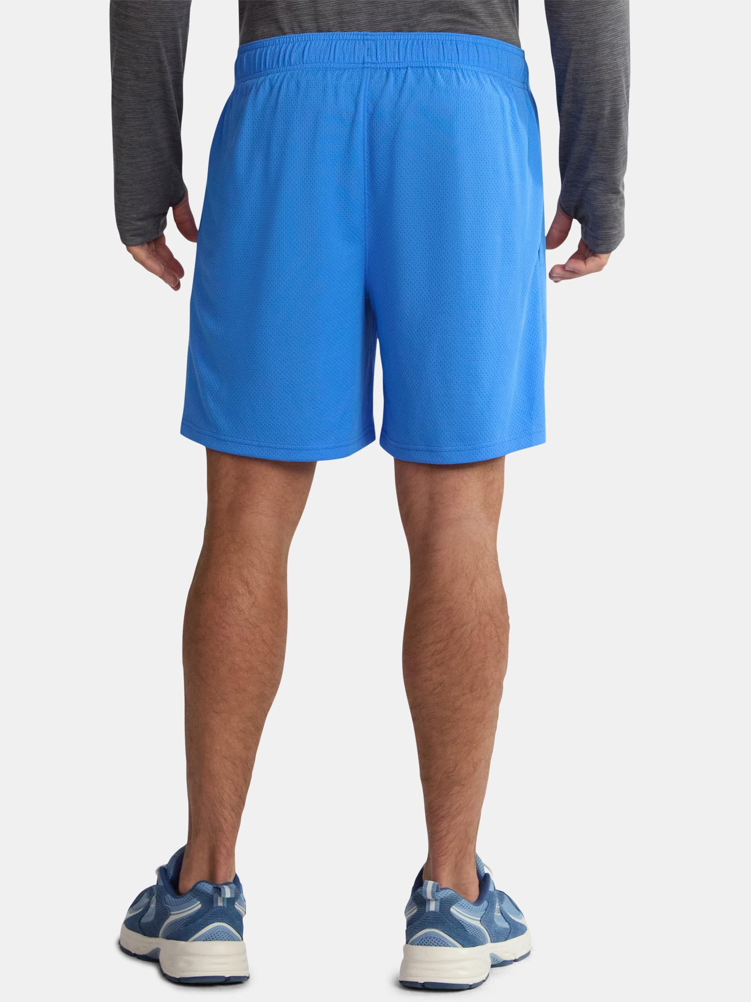 Athletic Works Men's and Big Men's Mesh Shorts, 7" Inseam, Sizes S-5XL