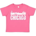 thumbnail image 3 of Inktastic Chicago Skyline Grunge Boys or Girls Toddler T-Shirt, 3 of 5
