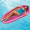 SwimWays Spring Float, Pink Stripe/Hibiscus