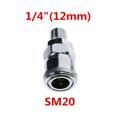 thumbnail image 1 of Pneumatic Fittings,Air Compressor Hose Quick Coupler Socket Connector SP20,PP20,SM20,PM20,SH20,PH20,SF20,PF20. ,Long Lasting, 1 of 7
