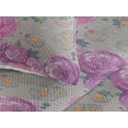 thumbnail image 3 of Ambesonne Nature Themed Quilted Bedspread Set 3 Pcs, Garden Spring Boho, Queen, Pale Lilac Marigold, 3 of 4