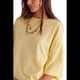 thumbnail image 3 of Camisetas Holgadas de Gran Tamaño para Mujer, Cuello Redondo, Corta, Blusa Informal de Verano Y2K 2025, Camiseta Básica de Playa, Amarilla, XL, 3 of 8