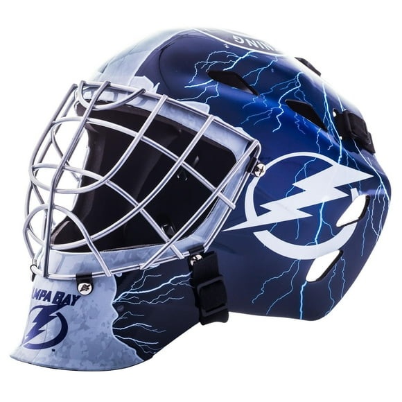 Franklin Sports GFM 1500 NHL LIghtning Goalie Face Mask