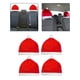 thumbnail image 5 of Set de 4 fundas para reposacabezas de vehículo con diseño navideño, compatibles con distintos modelos de coche., 5 of 9