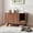 31"-Walnut, variant on YDN Home Cat Litter Box Enclosure - 31.5 inch Wood Hidden Cat Litter Box Furniture for 2 Cats, Indoors Cats Washroom Cabinet Side Table with Scratching Pad for Living Room & Bedroom,White
