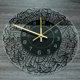 thumbnail image 4 of Reloj de pared Sunnimix Acrílico Islámico 30 cm Barrido Negro, 4 of 7