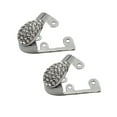 thumbnail image 3 of Milaget 2 Pieces Shoes Pointed Protector Decoration Solid Color Metal Shoes Tips Cap, 3 of 9