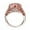 #01 Rose Gold, variant on engagement rings for women Gemstone Ring Rose Gold Ring Gold Plated Cubic Zirconia Promise Halo Engagement Promise Eternity Ring for Women Square Round Promise Rings for Her #01 Rose Gold,6