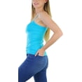thumbnail image 6 of ToBeInStyle Women's Fitted Adjustable Spaghetti Strap Camisole, 6 of 7