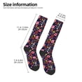 thumbnail image 5 of Balery Dancing Skeletons Floral Garden Fun Novelty Socks Men'S Women'S Crew Socks Funny Crazy Novelty Socks Quirky And Cool Socks, 5 of 9