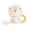 d, variant on Kiddiway Baby Wooden Ring Rattle Teether with Cotton - Organic Cotton Baby Toys, Plush Figurine & Cute Plushies, Natural Wood, Soothing Sensory, Easy-Grip, Car Stroller Hanging,c