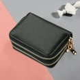 thumbnail image 5 of Credit Card Wallet, Zipper Card Cases Holder for Men Women, RFID Blocking, KeyChain Wallet, Compact Size - Black, 5 of 6