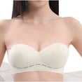 thumbnail image 5 of SMihono Fashion Women's Lightly Padded Balconette Bra T Shirt Supportive Underwire Plus Size Demi Everyday Bras Comfortable Brassiere White 36, 5 of 7
