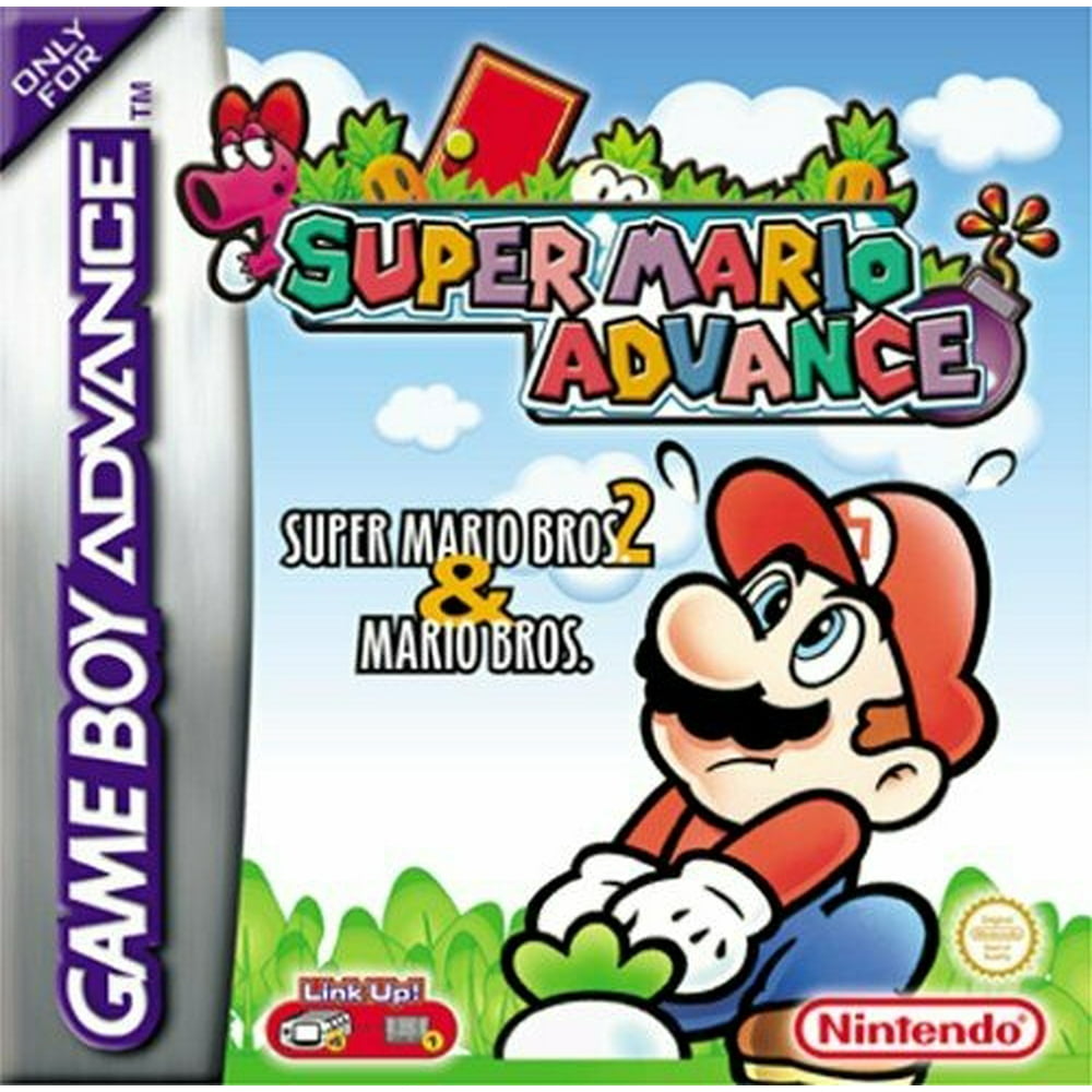 Super Mario Advance Super Mario Bros 2 Nintendo Gameboy Advance GBA (Refurbished) Walmart