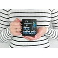 thumbnail image 2 of I'm Surrounded by Ice Holes Funny Ice Fishing Pun Quotes, Black 11oz Ceramic Mug, 2 of 5