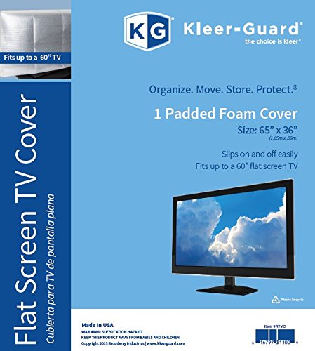 Kleer-Guard Flat Screen TV Cover. 65"x36" Fits Up to 60" Flat Screen TV - image 1 of 2