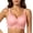 Pink bra for women, variant on ATOYSOY Floral Scalloped Lace Bralette Wireless No Underwire Wide Shoulder Strap Side Support Full Bust Soft Lift Bra For Women Solid Color Wedding Casual Outfit