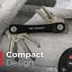 thumbnail image 5 of Llavero organizador KEY SMART Flex con capacidad para hasta 8 llaves, color negro, 5 of 6