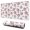 White Cow Milk, variant on Long Mouse Pads for Desk,White Cow Strawberry Pattern Desk Mats on Top Of Desks, Desk Mouse Pad Extra Large with 3mm Non-Slip Base and Stitched Edge for Gaming,Office,Work,Home 31.5"x11.8"
