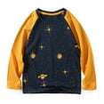 thumbnail image 1 of WRKEKC Garçons et Filles T-Shirts à Manches Longues Style Coréen Décontracté Manches Raglan Col Rond Chandail Doux Confortable pour Automne Hiver 5-13 Ans, 1 of 4
