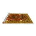 thumbnail image 2 of Ahgly Company Machine Washable Indoor Rectangle Persian Yellow Traditional Area Rugs, 7' x 9', 2 of 4