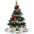 thumbnail image 4 of GZHJMY Christmas Dog and Candy Christmas Tree Skirt 36" for Indoor Outdoor Holiday Party Office Store Cupboard Decoration, 4 of 5
