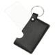 thumbnail image 1 of Espejo de Bolsillo Rectangular Uxcell para Bolso, 2 x 3.35 Pulgadas, Espejo Compacto de Acero Inoxidable con Funda de Cuero (Negro), 1 of 7