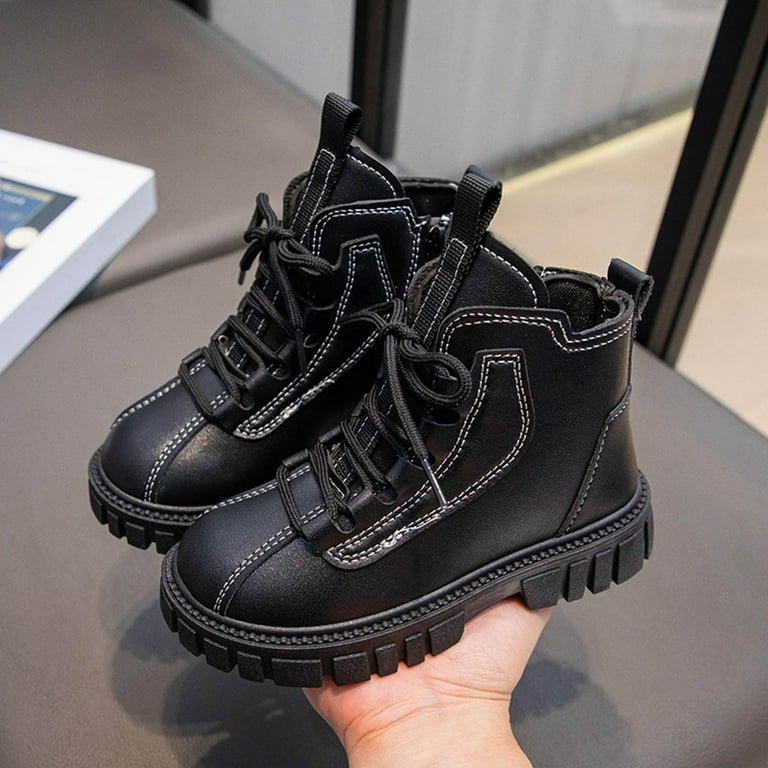 Zshosam Baby Boots Girl Girls Toddler Bow Ankle Boots Pull On Low