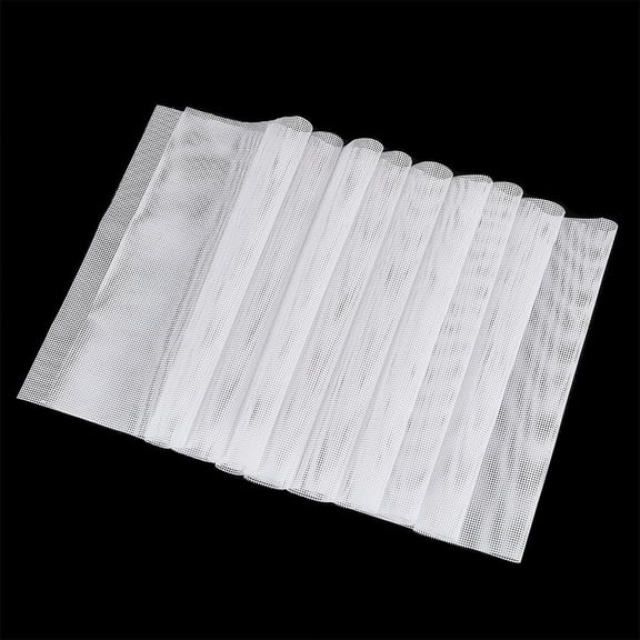 Silicone Fruit Dehydrator Mats Reusable Mesh Mat for Fruit Dryer White 200x35x0.05cm